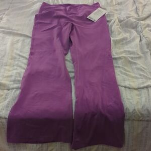Brand New With Tags Women's Size 12 Lululemon Groove Flare Purple Yoga Pants